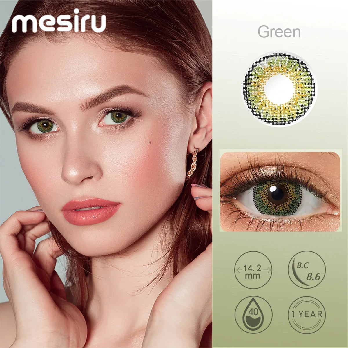 Mesiru 3T04 Glitter Green