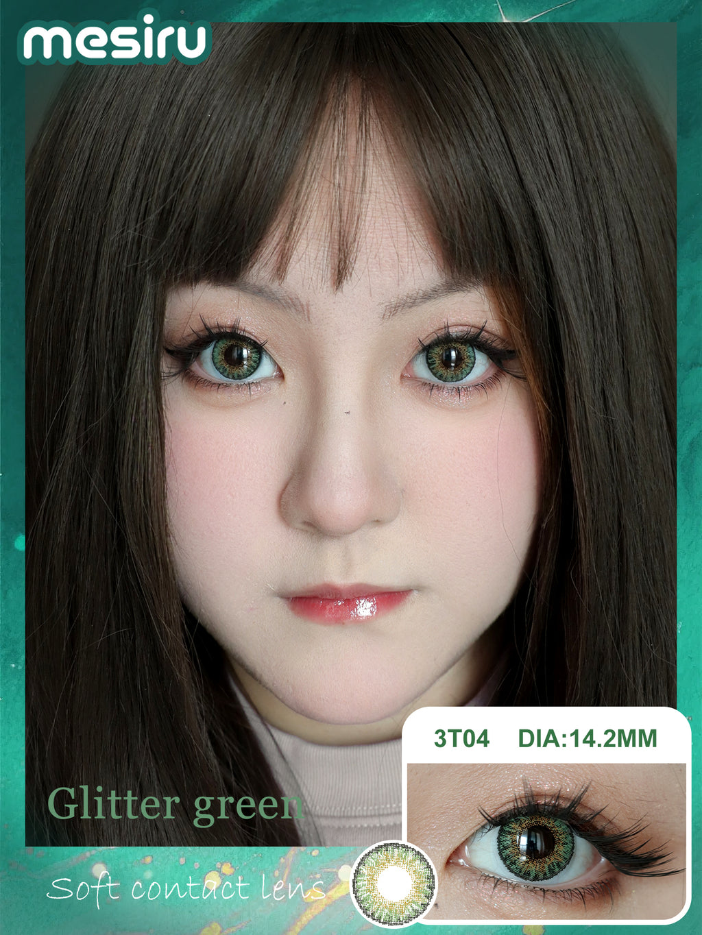 Mesiru 3T04 Glitter Green