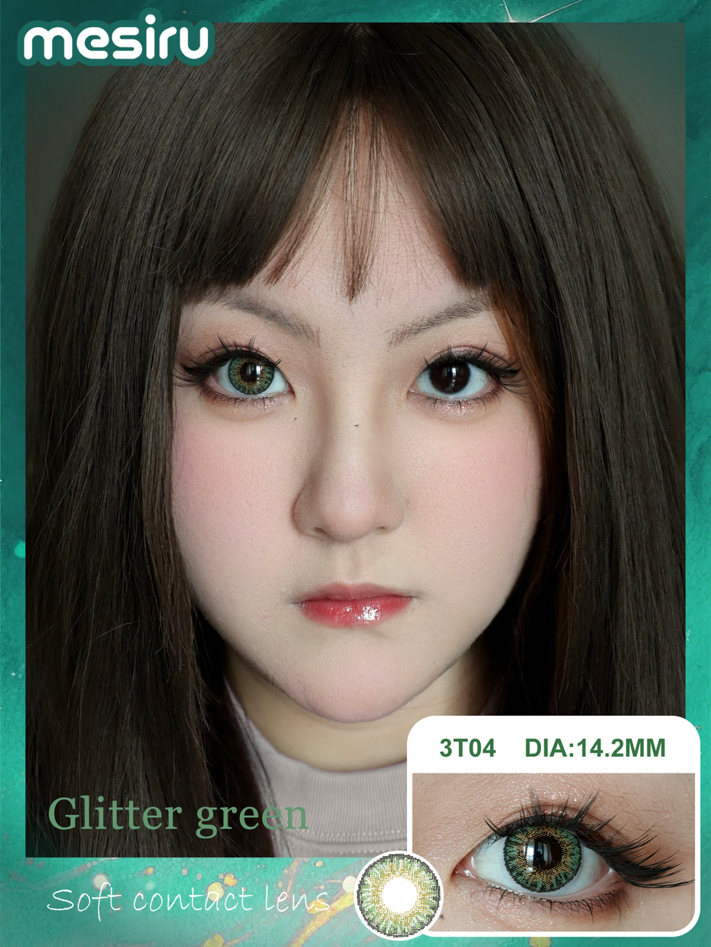 Mesiru 3T04 Glitter Green