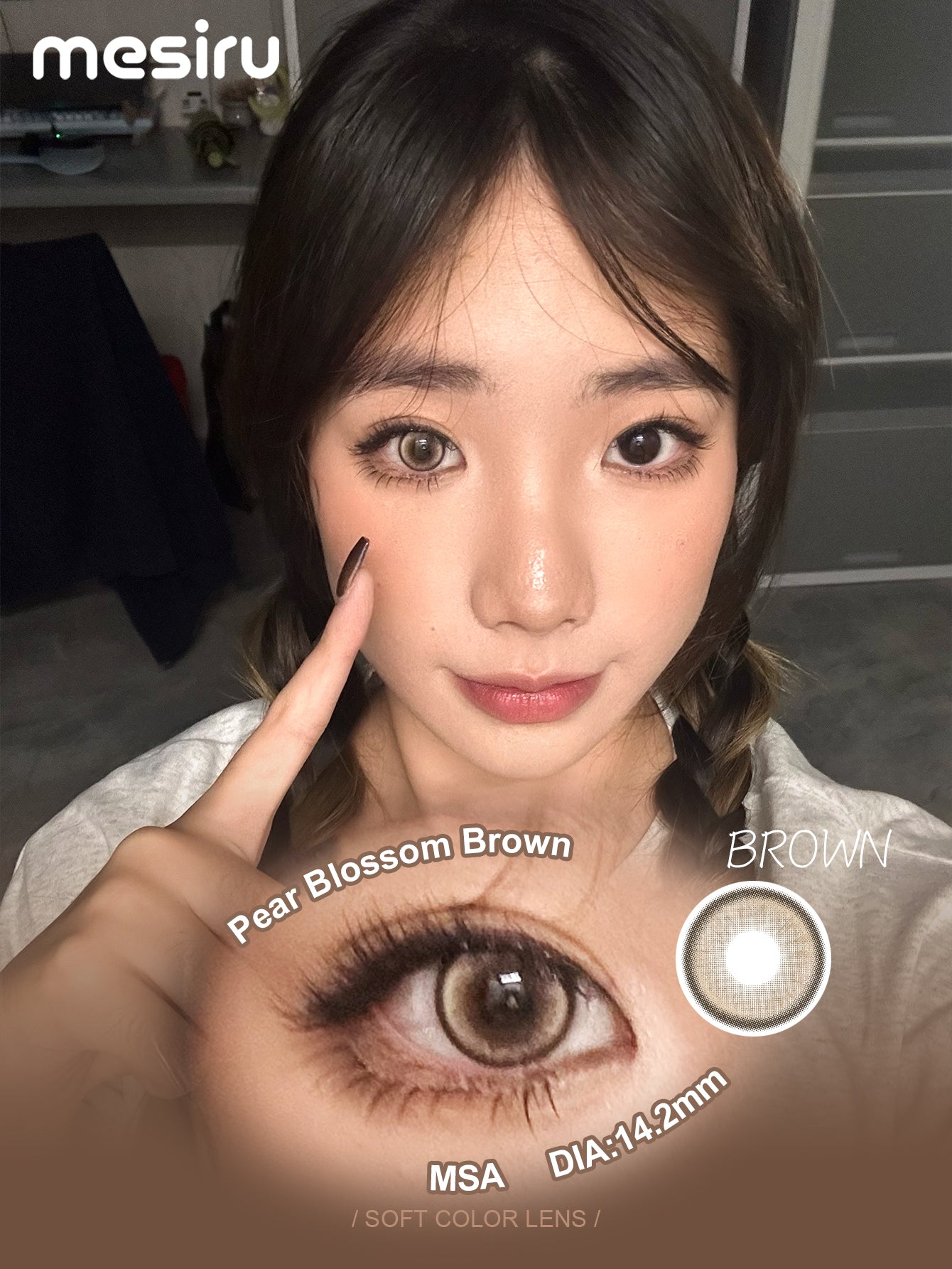 Mesiru MSA Pear Blossom Brown