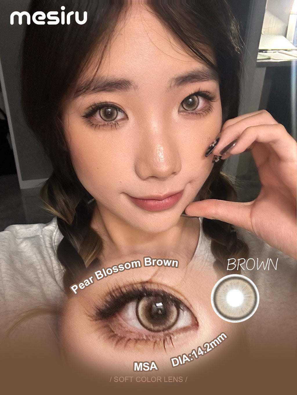 Mesiru MSA Pear Blossom Brown