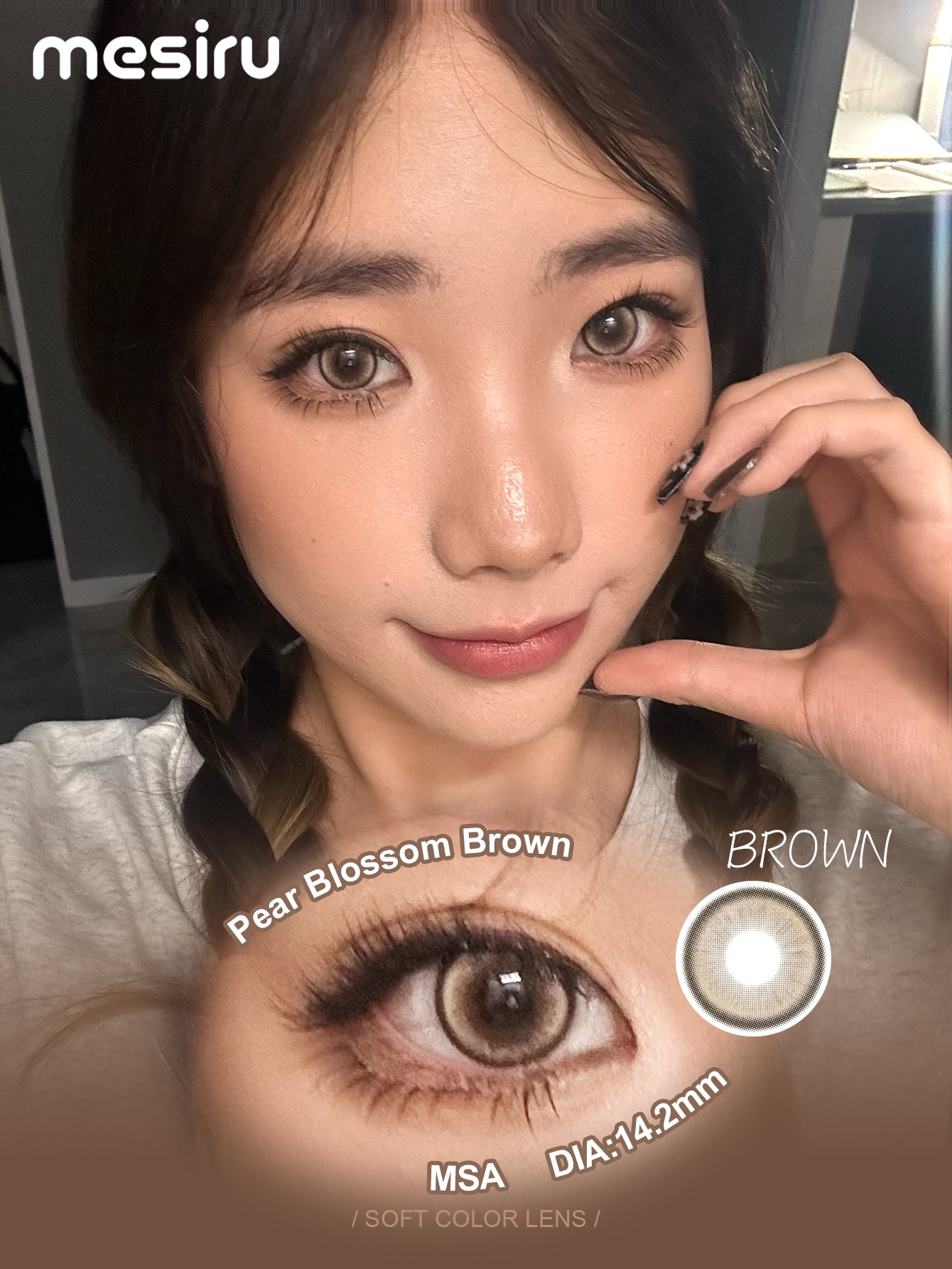 Mesiru MSA Pear Blossom Brown