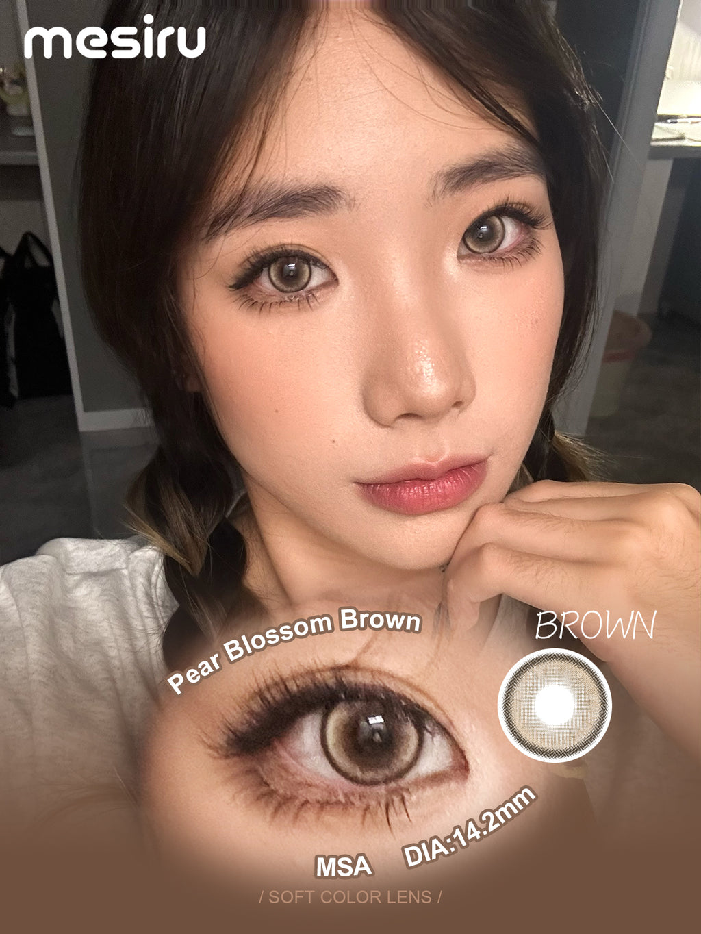 Mesiru MSA Pear Blossom Brown