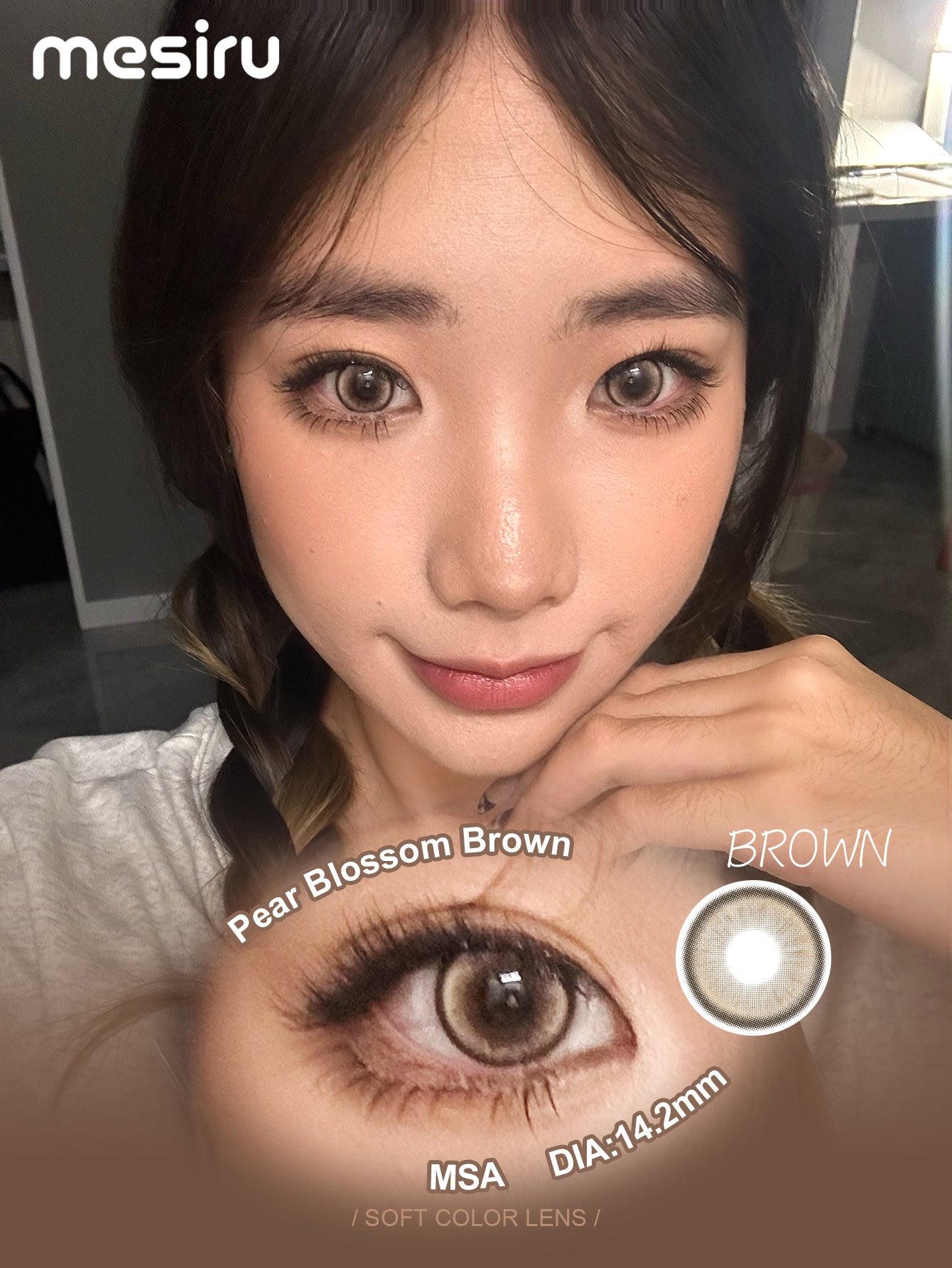 Mesiru MSA Pear Blossom Brown