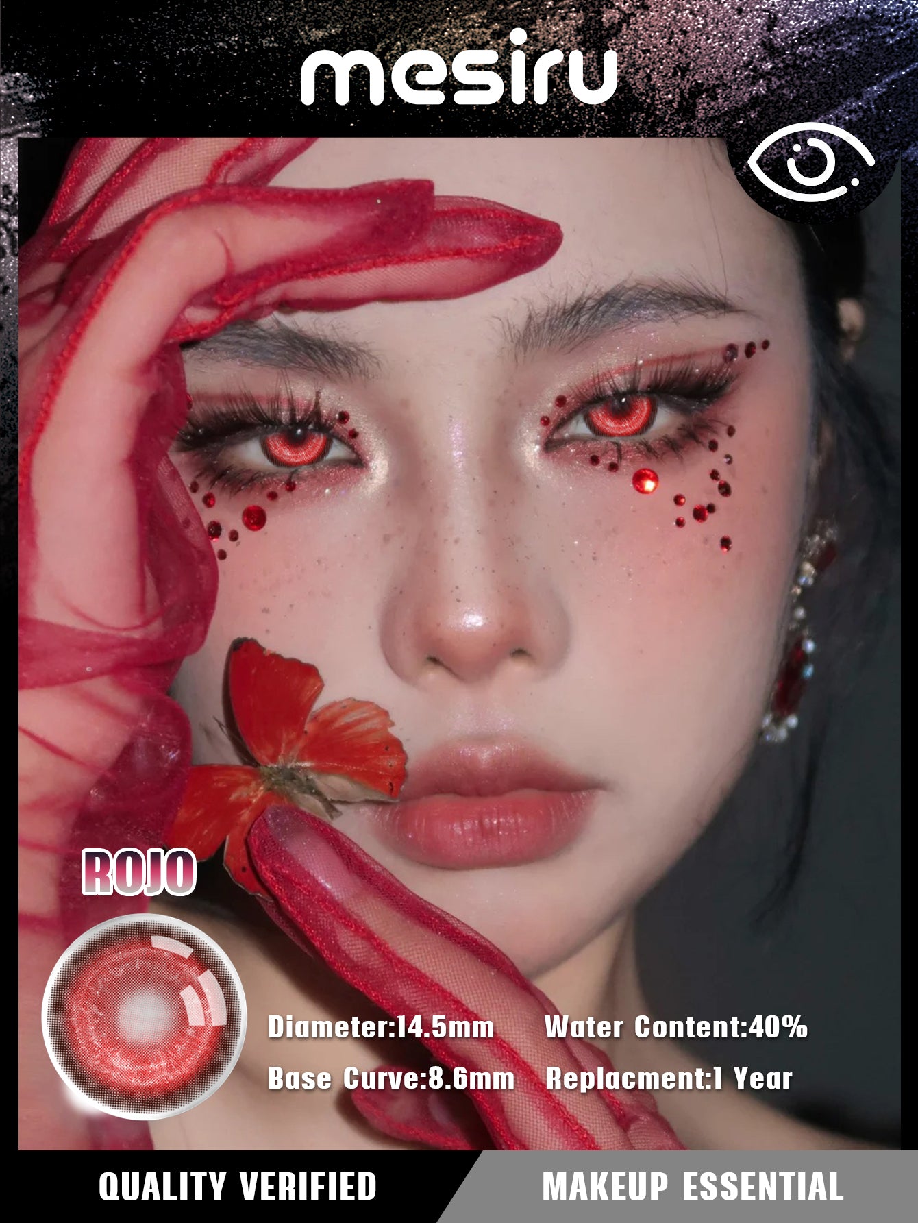 Mesiru  MSR09 ROJO Koi Series Red