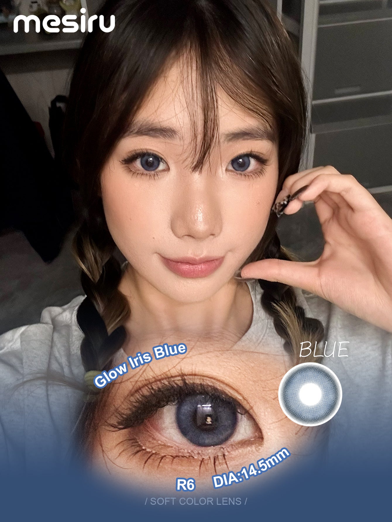 Mesiru R6 Glow Iris Blue