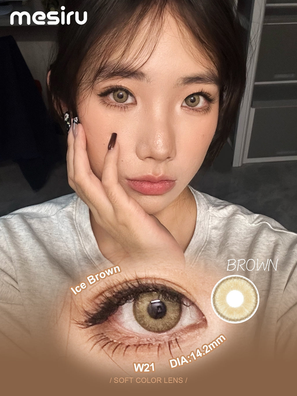 Mesiru W21  Ice Brown