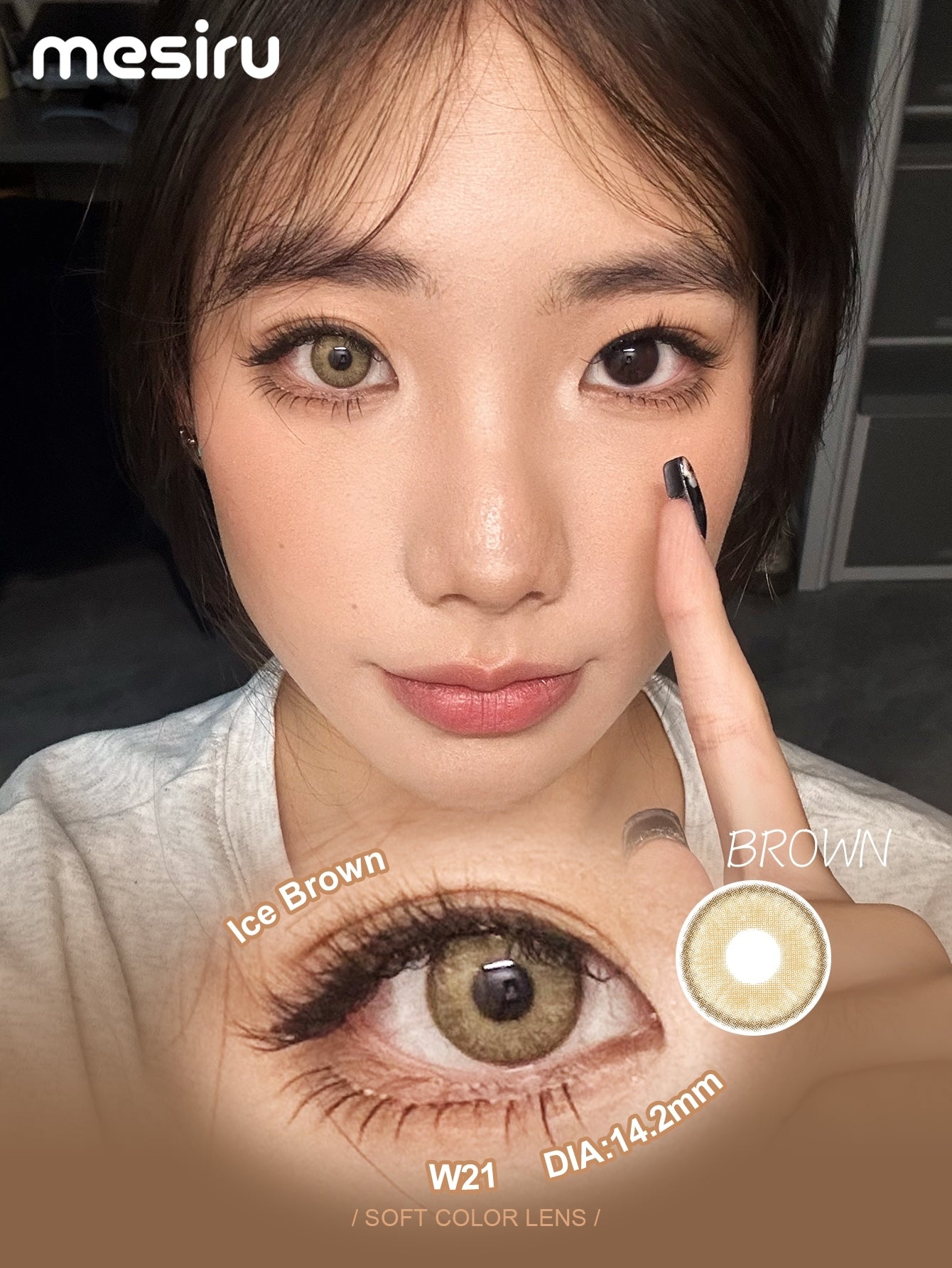 Mesiru W21  Ice Brown