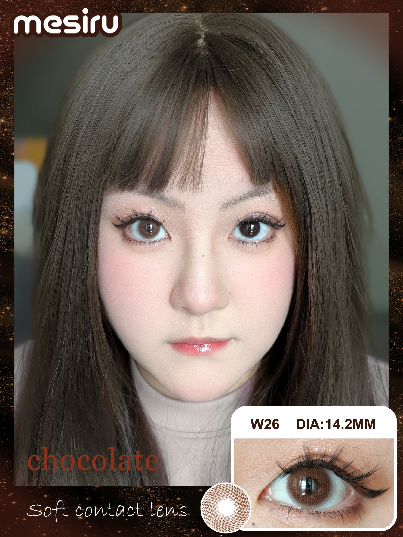 Mesiru W26 Chocolate Brown