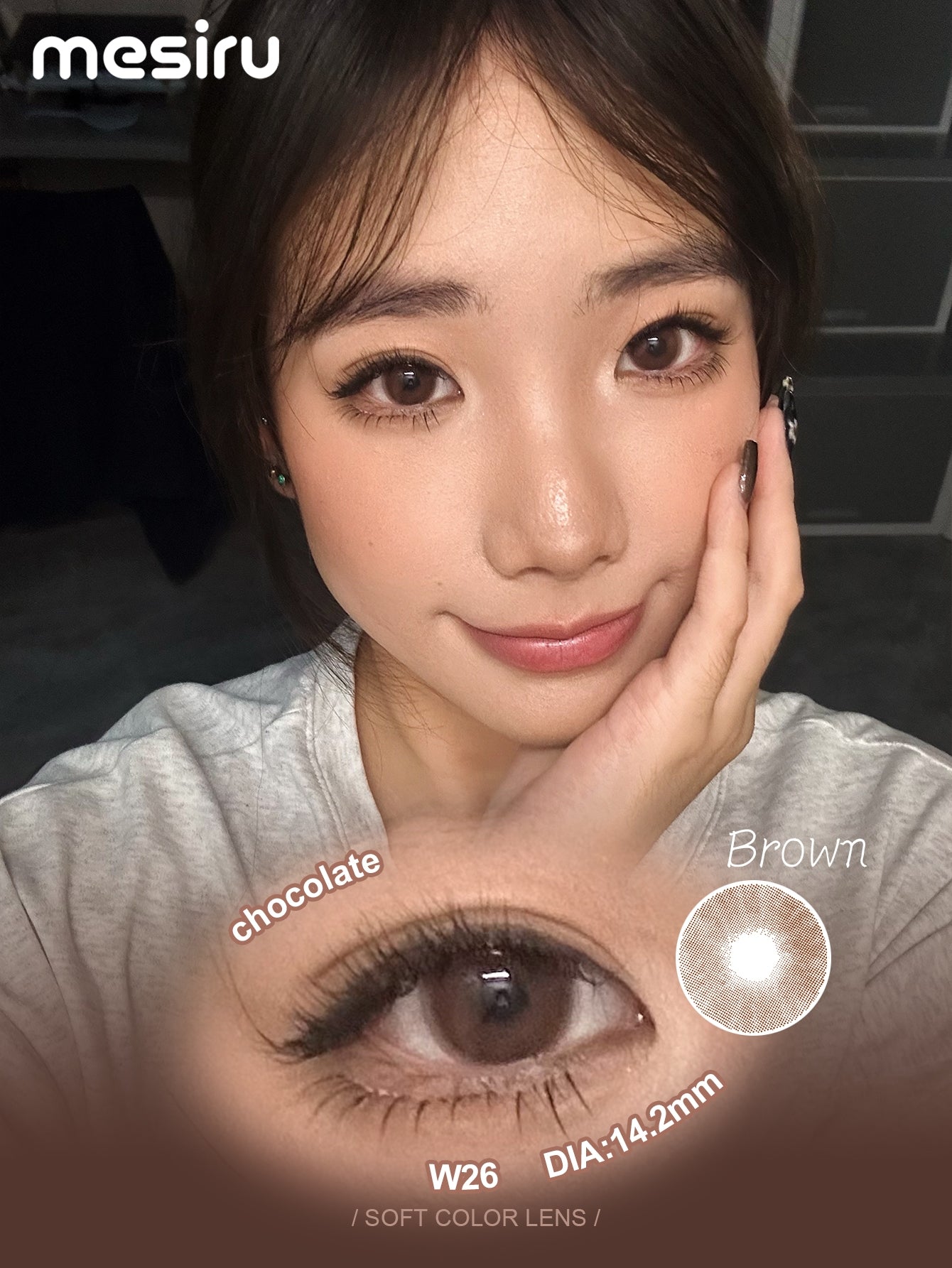 Mesiru W26 Chocolate Brown