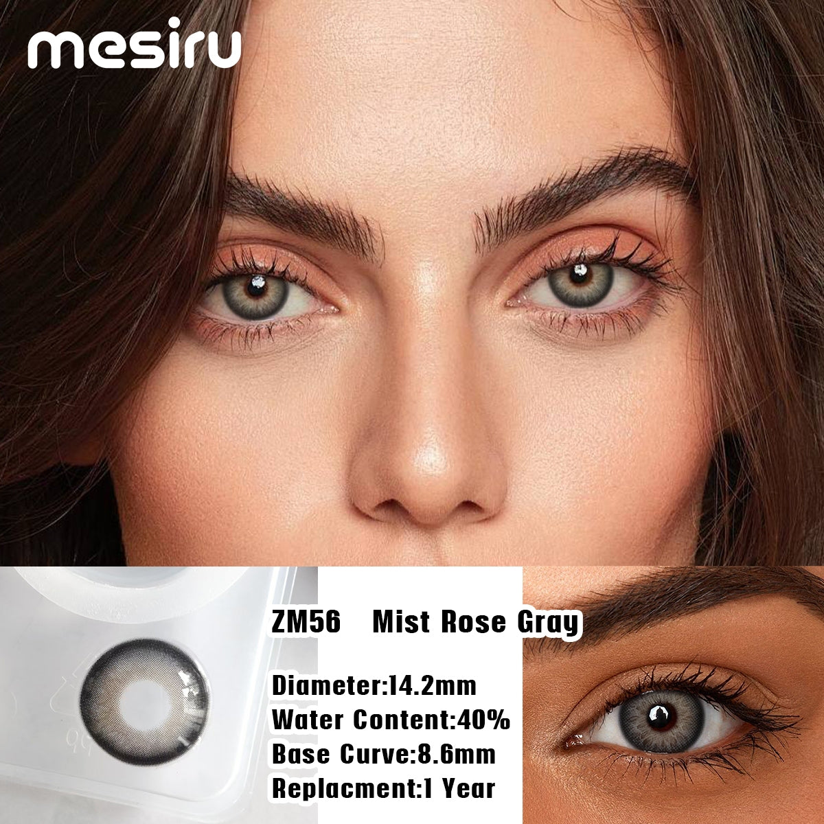 Mesiru ZM56 Mist Rose Gray