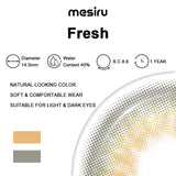 Mesiru Fresh Brown Contact Lenses