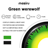 Mesiru Green Werewolf Contact Lenses